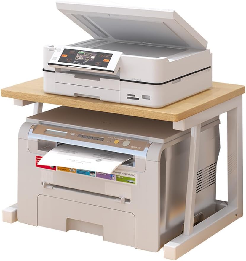 Commercial Book Printing Machines - ชั้นวางเครื่องพิมพ์ไม้แบบ 2 ชั้น – ชั้นวางอเนกประสงค์ประหยัดพื้นที่สำหรับเครื่องพิมพ์, สแกนเนอร์,