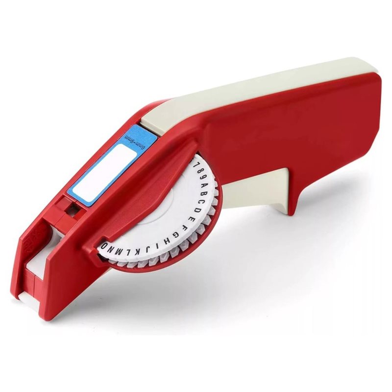 Label Maker - เครื่องทำฉลากแบบกดลายนูนด้วยมือ DTA4-DIY, เครื่องมือติดฉลากแบบพกพา, เครื่องมือเขียนตัวอักษร, เครื่องทำฉลากแบบกดลายนูน M1610