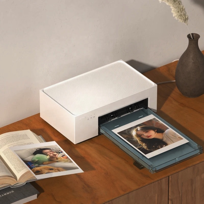 Photo Printer - เครื่องพิมพ์สติกเกอร์ติดโทรศัพท์มือถือ MOMOTECH DIY พร้อมเครื่องตัดฟิล์มด้านหลัง ใช้มอเตอร์สเต็ปเปอร์ ใช้งานง่าย